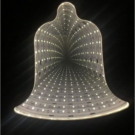 

Zhangyh 3D Infinite Mirror Tunnel Light Mirror Night Light 3D Creative Double Side Sign Lamp for Home Living Room Decor