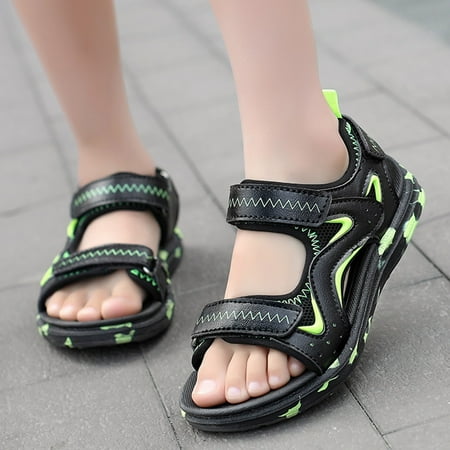 

WNG Kids Shoes Fashion Soft Sole Sandals Comfortable Fish Mouth Open Toe Sandals Outdoor Beach Sandals