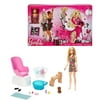 Lian LifeStyle Barbie Bundle, Barbie Advent Calendar + Barbie Mani-Pedi Spa Playset with Blonde Doll. 2 Packs