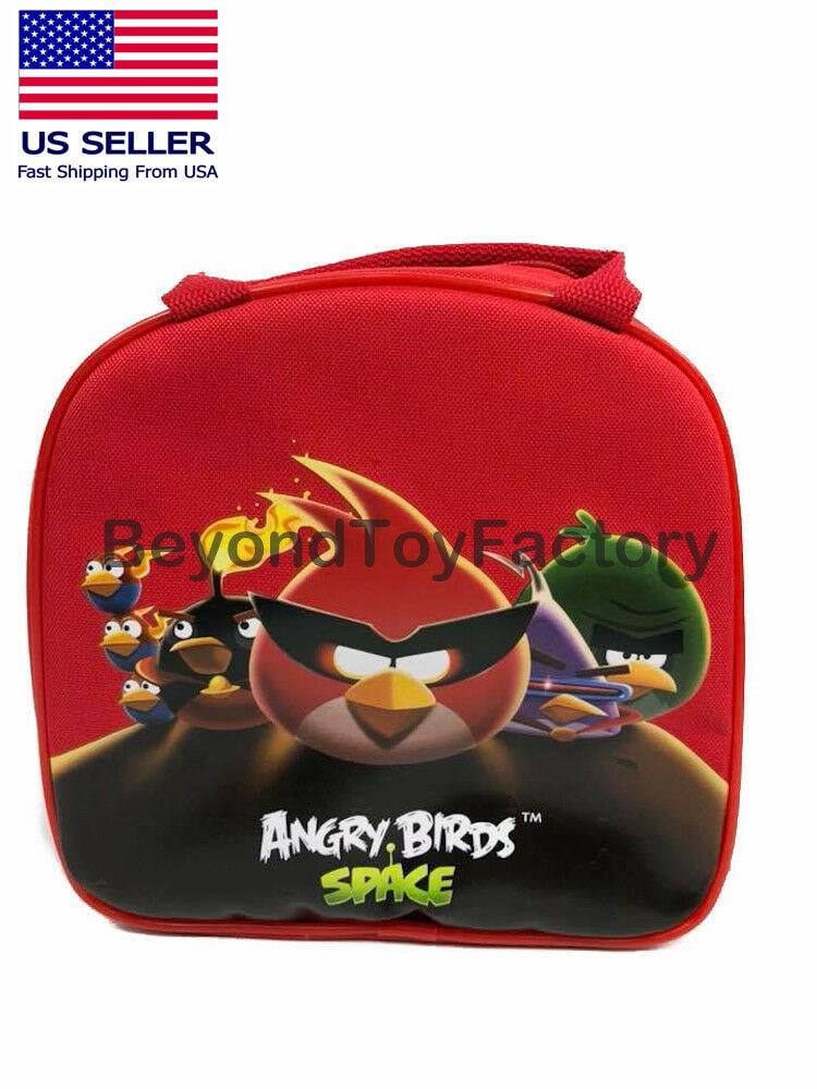 Angry Birds Bird Type Pattern Red And Blue Insulated Lunch Bag Walmart Com