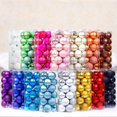 thumbnail image 4 of PGY 24PCS Bolas de Navidad Adornos para árboles de Navidad Adornos navideños 3cm/4cm/6cm/8cm Bola de poliestireno Regalos de Año Nuevo de EE. UU. Hogar A, 4 of 5