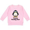 thumbnail image 2 of Inktastic Future Hockey Star Penguin Toddler Sweatshirt, 2 of 4