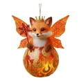 thumbnail image 2 of 5PCS Christmas Animal Ornament Balls,Xmas Tree Animal Ball Ornament,Vivid 2D Acrylic Animal Decoration,for Animal Lovers,Party Centerpiece Mantel,Fall Winter Home Decor(Fox), 2 of 9