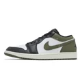 thumbnail image 2 of Ni-k-e Air Jordan 1 Low AJ1 Black Toe Medium Olive Men Casual Shoes 553558-092, 2 of 6