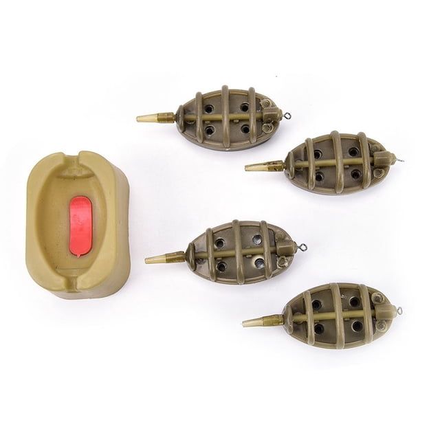 Mould Fishing Feeders Set with Multiple Weights for Enhanced Angling Performance