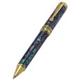 thumbnail image 3 of Xezo Xezo Maestro® Paua Abalone Sea Shell Ballpoint Pen - 18K Gold Plated, 3 of 8