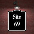 thumbnail image 2 of Site 69 Building Site BLACK Aluminum Composite Sign 8.5''x10'', 2 of 9