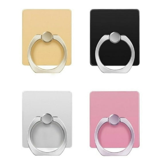 4-Pack Universal Phone Ring Holder Set – 360° Rotating Smartphone Grip Stand for Enhanced Device Stability TIKA