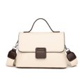 thumbnail image 4 of Bolso de mano 100% de piel auténtica para mujer, moderno, tipo bandolera, de piel de vaca de calidad, tipo mensajero, 4 of 4