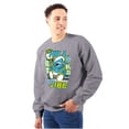 thumbnail image 3 of Smurfs Kanji Don't Kill My Vibe Sweatshirt for Men or Women Brisco Brands X, 3 of 6