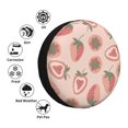 thumbnail image 5 of ZNDUO Pink Doodle Strawberries Pattern Spare Tire Cover, Universal Spare Tire Wheel Covers 15 inch, 5 of 8