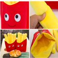 thumbnail image 2 of Set de cojines de peluche JPORSHU Hamburguesa y papas fritas 30 cm, 2 of 5