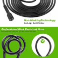 thumbnail image 2 of Manguera de repuesto para extensión de hidrolimpiadora, 10 m, 2000 PSI, M22 hembra flexible con conector de repuesto roscado macho M22 para conexión estándar M22-14 de Karcher--, 2 of 5