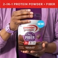 thumbnail image 3 of Premier Protein Powder Plus Fiber, 25g Protein, 7g Fiber, Chocolate, No Added Sugar, 17 Servings, 3 of 8