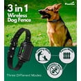 Pawious Wireless Dog Fence & Forbidden Area 3 Dog Set, High Precision