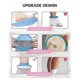 thumbnail image 5 of Waterproof Foot Cover compatible with Shower Adult, Foot Cast Covers with Non-Slip Padding Bottom, Watertight Foot Cast Protector, 5 of 5