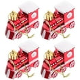thumbnail image 6 of 2 Count Christmas Tree Pendant Toy Car Topper Decorations Red, 6 of 8