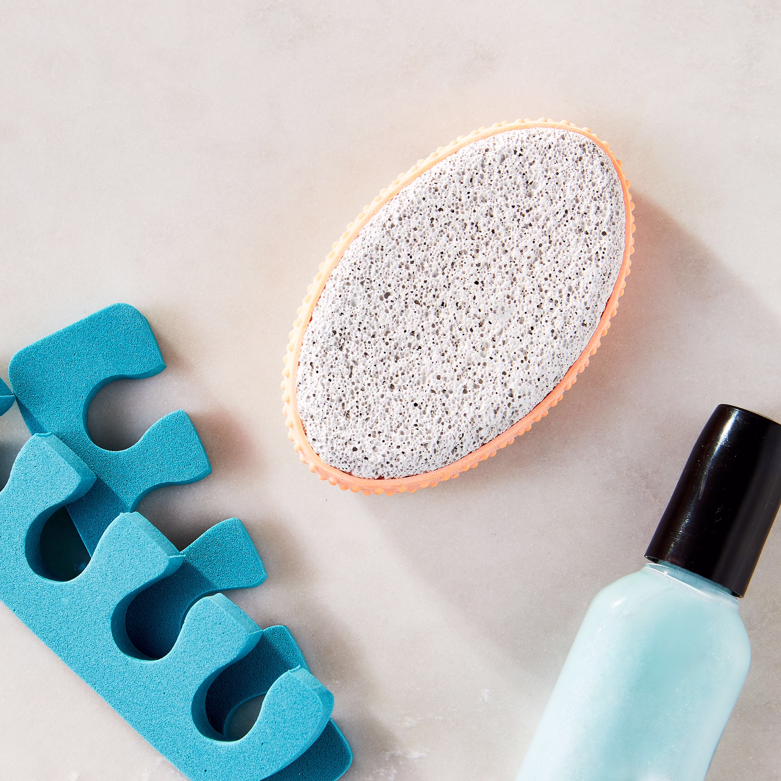 thumbnail image 4 of Equate Pumice Stone with Grip Handle, Travel Size, Color May Vary, 1 Count, 4 of 6