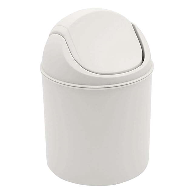 Desktop Can with Lid for Home and Waste Management