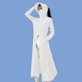 thumbnail image 6 of UV Protection Shirts for Women Sun Protection Shirt Women's Lightweight Breathable Sun Jacket for Cycling Camping Outdoor Activities with Zipper and Long Visor Ideal for Spring and Autumn, 6 of 10