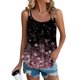 thumbnail image 1 of Puntoco Tops sin mangas para mujer Tops casuales de verano a la moda con cuello redondo holgados y estampados sin mangas para mujer, 1 of 6