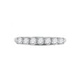 thumbnail image 4 of FB Jewels 14kt White Gold Womens Round Diamond Anniversary Band Ring 1/2 Cttw, 4 of 4
