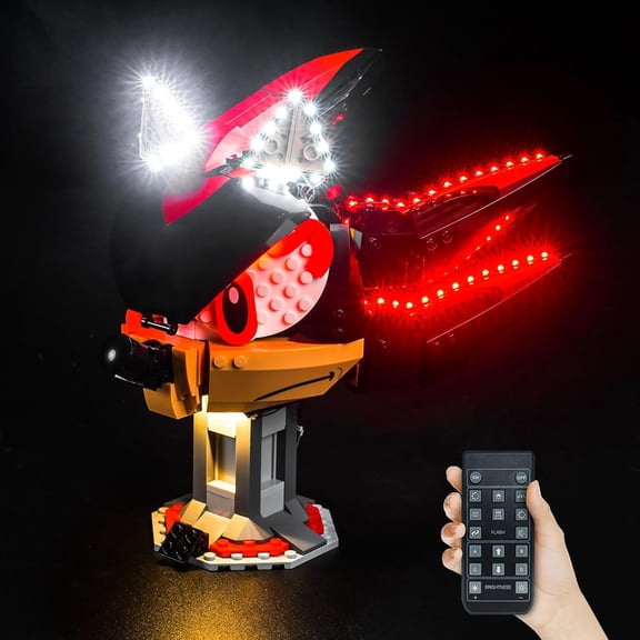 Upgraded Led Light Kit Compatible with Lego Shadow The Hedgehog Building Set, Light Version Compatible with Lego 77000 (Model Not Included)