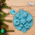 thumbnail image 4 of THLKIF Christmas tree, elk, snowman Shapes Silicone Molds for DIY Cake Fondant Biscuit Cookies Soap Sugar Pudding Chocolate Hard Candies Dessert Candle Decor, 4 of 5