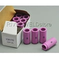 thumbnail image 2 of RIVERWELD TIG Alumina Nozzle Ceramic Cups 13N10#6 3/8" Orifice Fit PTA SR DB WP 9 20 25 TIG Welding Torch Accessories 10pk, 2 of 3