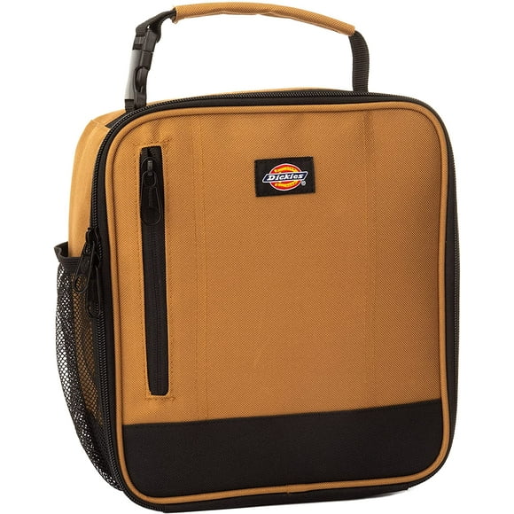 Dickies Basic Insulated Lunch Bag for School and Work, Thermal Reusable Office Lunch Box for Kids, Boys, Girls, Men, Women (Brown Duck)