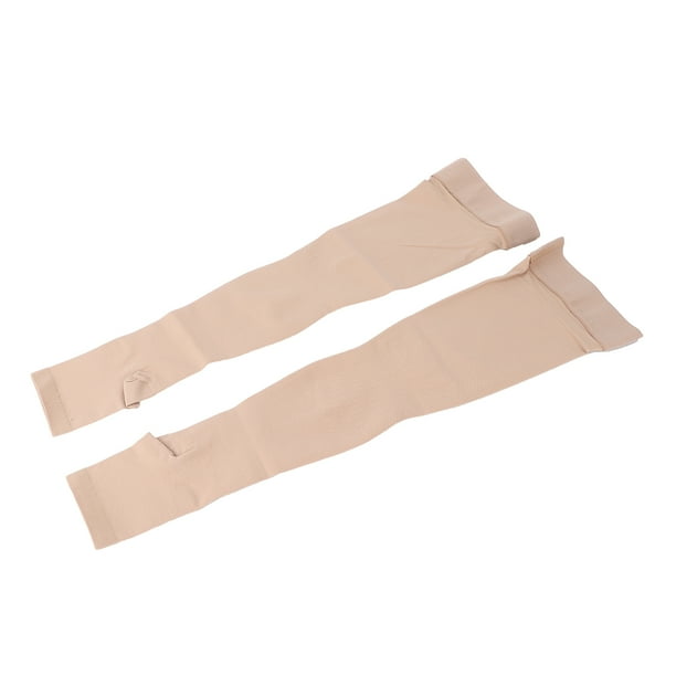 Medias De Compresión Con Punta Abierta Y Alta, Calcetines De Compresión