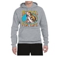 thumbnail image 2 of Wild Bobby, Hooked For Life Matthew 4:19 Quotes, Inspirational/Christian, Unisex Graphic Hoodie Sweatshirt, Heather Grey, Small, 2 of 3