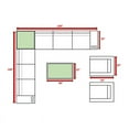 thumbnail image 2 of Living Source International 12-Piece Wicker Sectional Set with Cushions in Navy, 2 of 3