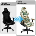 thumbnail image 5 of Xixirimido Gaming Chair Covers Slipcovers, 4-Piece Stretchable Elastic Computer Reclining Gaming Chair Seat Cover with Armrest Covers, Boho Style Mandala Butterfly, 5 of 8