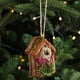 thumbnail image 5 of pstuiky Nidos de madera, decoración para el hogar, musgo, corteza, flores, hierba, paja, nidos, decoración para el árbol de Navidad, adornos navideños, 5 of 6
