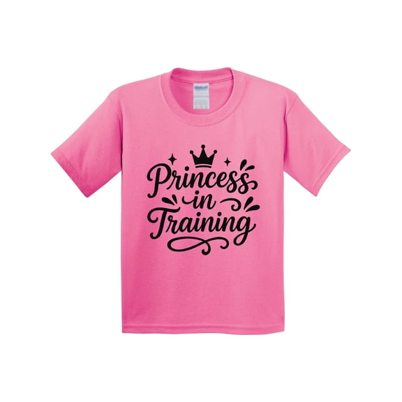 Inktastic Princess in Training Crown Graphic Youth T-Shirt