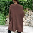 thumbnail image 4 of Lilgiuy Women's Solid Color Cardigan Wool Sweater Pocket Recreational Long Sleeve Tops 2022 Fall Winter, 4 of 5