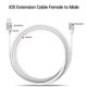 thumbnail image 3 of 1m Extension Cable for Lightning Devices - Female to Male Adapter for Video, o, Data Transfer & Charging, 3 of 5