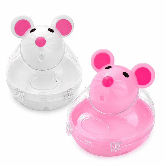 GARDVORA 2026 New Cat Treat Dispenser -2 Pack Slow Feeder Rolling Ball for Kitten for Indoor Play,Training,Mealtime,Interactive Fun,Mental Stimulation