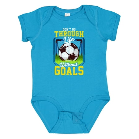 

Inktastic Soccer Funny Goals Gift Baby Boy or Baby Girl Bodysuit