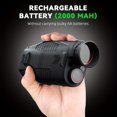 thumbnail image 4 of HLONK 1x Upgraded Night Vision Monocular with Infrared - 10X Digital Zoom  2000mAh Rechargeable Battery  32GB SD Card & Reader  Adjustable IR for Hunting & Camping, 4 of 6