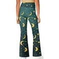 thumbnail image 3 of DISNIMO Galaxy Star Flare Leggings Sport Yoga Pants Girls' Flare Leggings Size 10 with Pockets High Waisted Bootcut Yoga Pants Kids Dance Bell Bottoms Leggings, 3 of 7