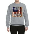 thumbnail image 3 of By His Blood We Are Healed Inspirational/Christian Unisex Crewneck Graphic Sweatshirt, Heather Grey, XX-Large, 3 of 5