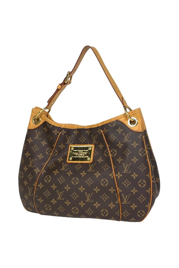 Pre-Owned Louis Vuitton Galliera PM Shoulder Bag, Monogram Brown, M56382, Women's