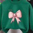 thumbnail image 4 of TOWED22 Toddler Baby Girl Boy Fall Winter Outfits Print Crewneck Sweatshirt Casual Pants 2pcs Clothes Set Casual Clothing(Dark Green,6-7 Y), 4 of 5