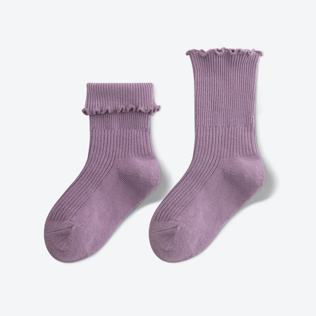 Chaussettes pour Enfants Classification Produit Hiver et Automne Chaussettes Mi-Mollet Confortables Décontractées pour Enfants