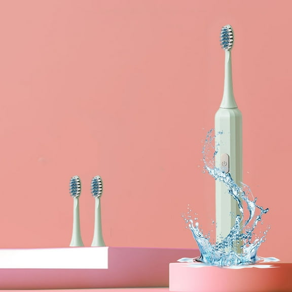 Matoen Smart Ultrasonic Electric Toothbrush for Adults, Electric Toothbrush with Smart Timer, Rechargeable Toothbrush, 3 Brush Heads