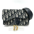 thumbnail image 1 of Pre-Owned Christian Dior Dior S5619CTZQ_M928 Oblique Trotter Saddle Belt Pouch Bag... (Good), 1 of 13