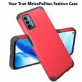 thumbnail image 3 of Kaleidio Case For OnePlus Nord N200 5G [Astro Armor] Rugged Slim [Shockproof] Impact Protector Hybrid Cover [Red/Black], 3 of 6