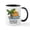 White/Black Inside, variant on CafePress - California Encinitas Mugs - 11 oz Ceramic Mug - Novelty Coffee Tea Cup